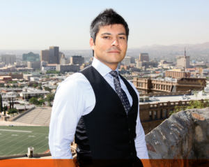 Hector Olvera, Ph.D., a research assistant professor at UTEP’s Center for  Environmental Resource Management, is working to create a clearinghouse of air  quality information at UTEP that can be used by health researchers for future studies.