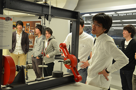 Students from Japan’s Kyushu Institute of Technology visited the UTEP campus as part of an international collaboration towards the development of commercial space exploration. Photo courtesy of UTEP Engineering.